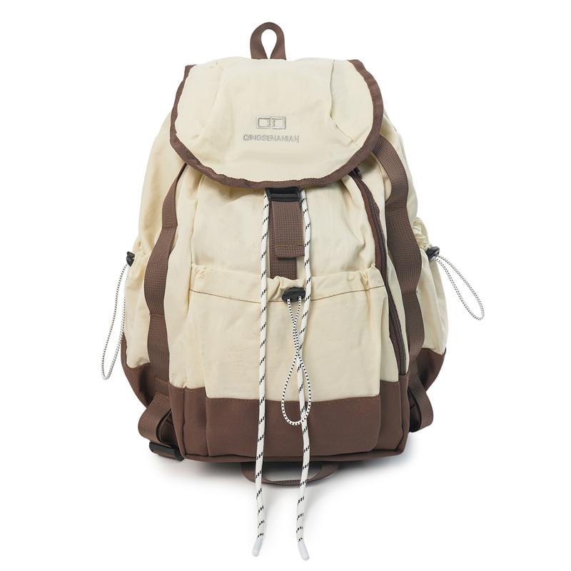 Men Women Lightweight Backpack Large Capacity Student Schoolbag хакі/бежевий
Men Women Lightweight Backpack Large Capacity Student Schoolbag хакі/бежевий