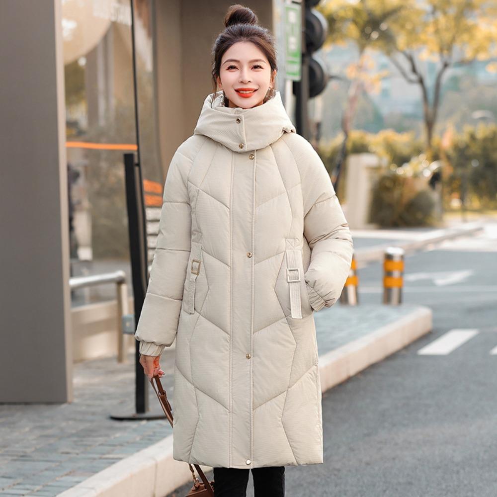 Black gold cotton-padded clothes for women, medium and long styles, with heated down cotton clothes inside. M-90-115
Black gold cotton-padded clothes for women, medium and long styles, with heated down cotton clothes inside. M-90-115