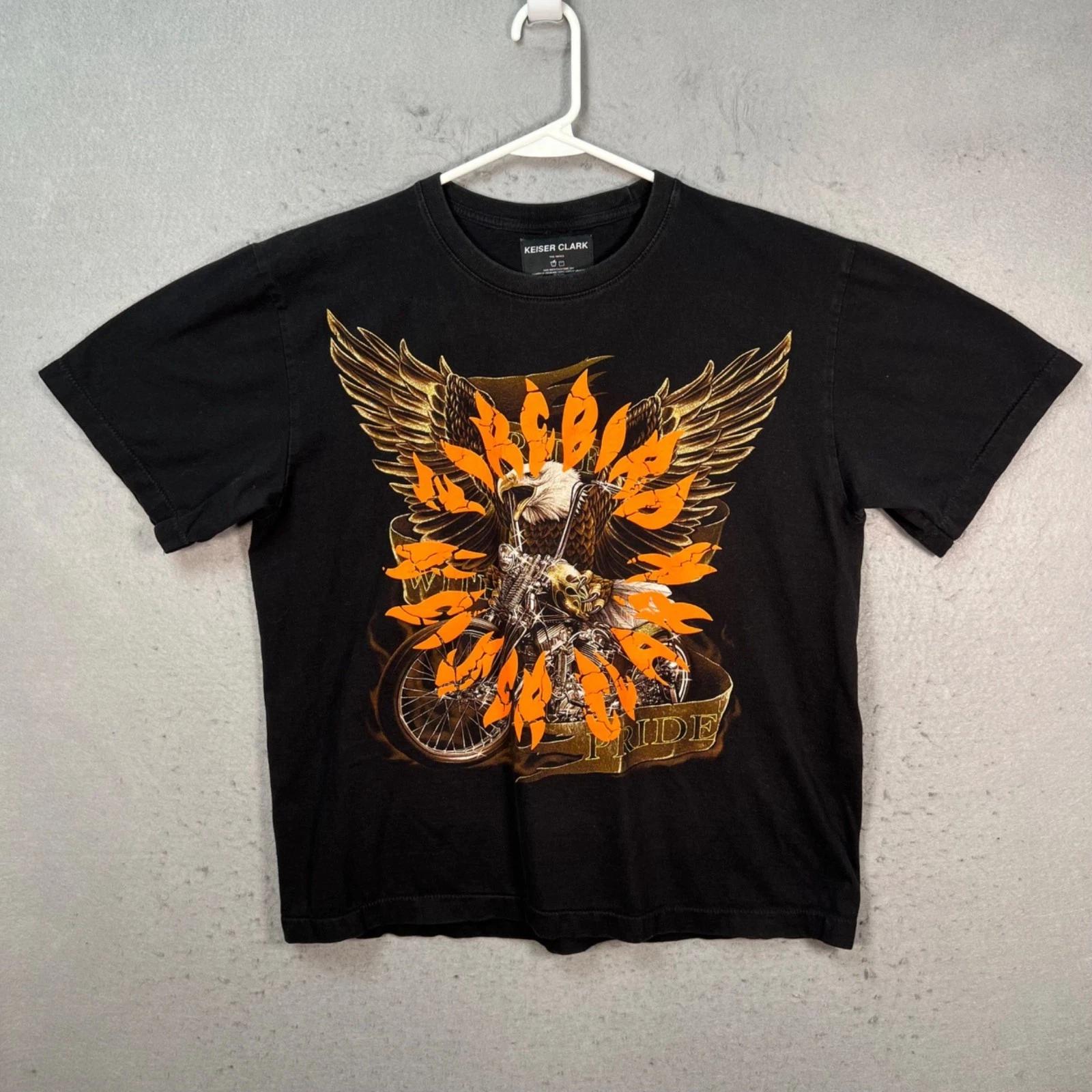 Keiser Clark From The Ashes We Rise Black T-Shirt Mens Size Medium 4XL
Keiser Clark From The Ashes We Rise Black T-Shirt Mens Size Medium 4XL