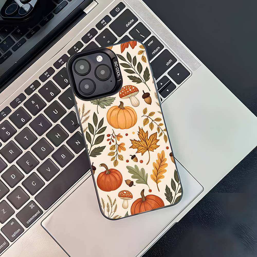 Autumn leaves pumpkin Phone Case For iPhone 17,16,15,14,13,12,11,Pro,XS,Max,Plus,Mini,SE4,E Black Matte Shockproof Cover iPhone11PRO
Autumn leaves pumpkin Phone Case For iPhone 17,16,15,14,13,12,11,Pro,XS,Max,Plus,Mini,SE4,E Black Matte Shockproof Cover iPhone11PRO