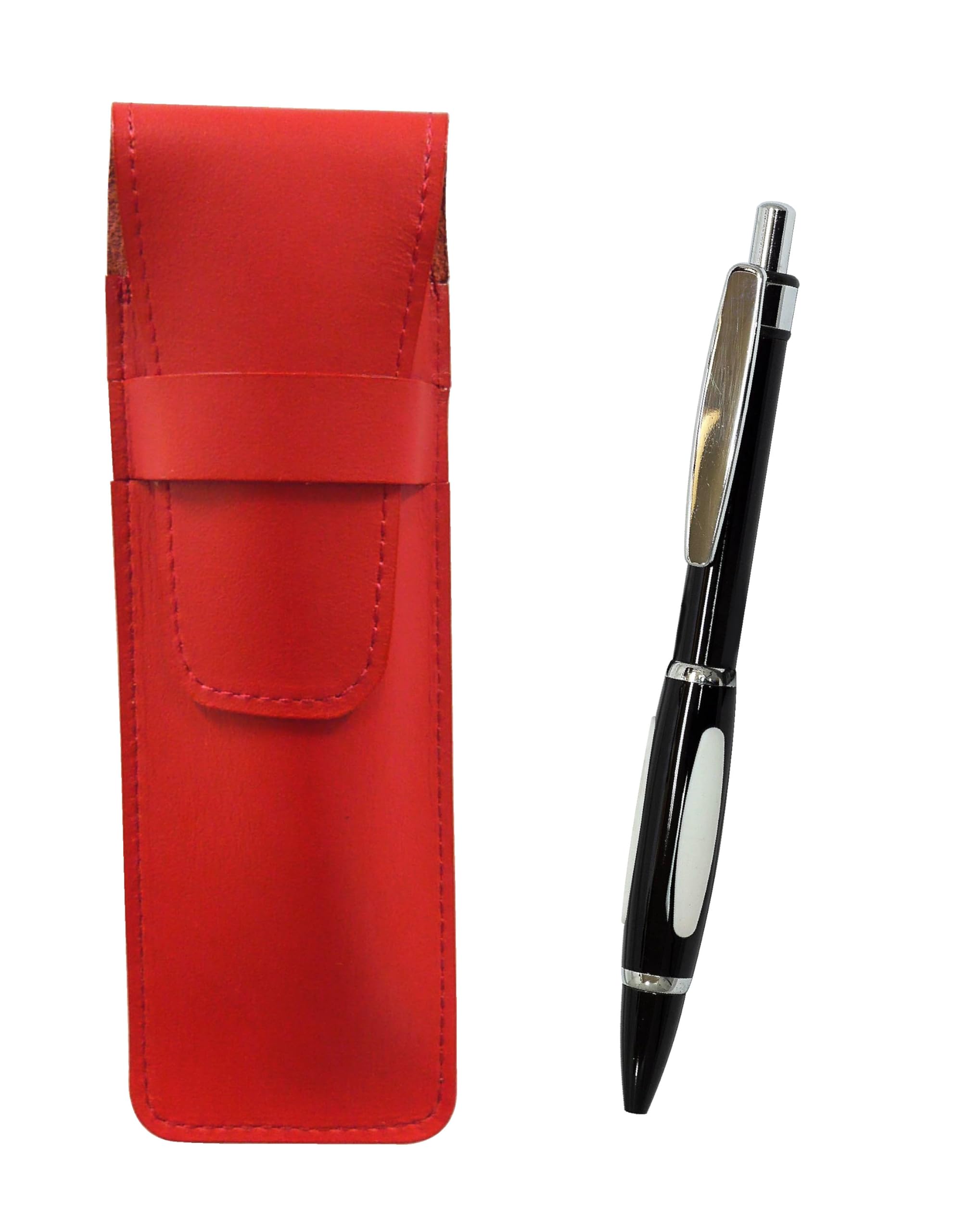 Slim Cowhide Pencil Case Red Metal Scorpion Shocking Ballpoint Pen Set Black T23-ASR-B989A-B
Slim Cowhide Pencil Case Red Metal Scorpion Shocking Ballpoint Pen Set Black T23-ASR-B989A-B