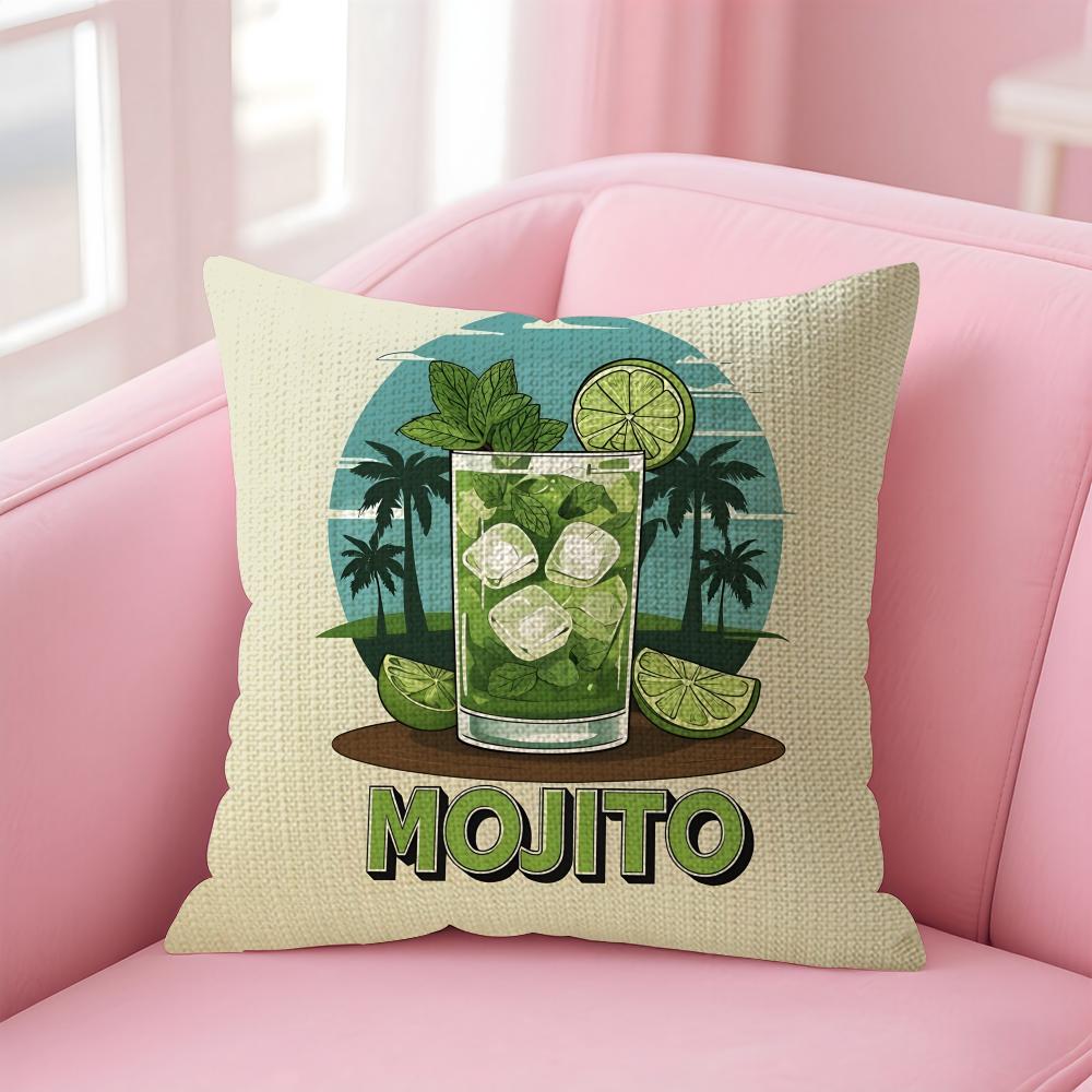 Mojito Cocktail INS Cushion Cover Natural Linen Pillow Case DoubleSided Print Decorative Sofa Pillowcase Home Decor Gift 30x30cm
Mojito Cocktail INS Cushion Cover Natural Linen Pillow Case DoubleSided Print Decorative Sofa Pillowcase Home Decor Gift 30x30cm