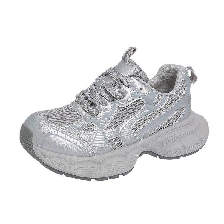 Thick-soled 2025 spring and summer new lace-up dad shoes new trendy sports shoes breathable casual sports shoes heightening shoes 40 серебряный
Thick-soled 2025 spring and summer new lace-up dad shoes new trendy sports shoes breathable casual sports shoes heightening shoes 40 серебряный