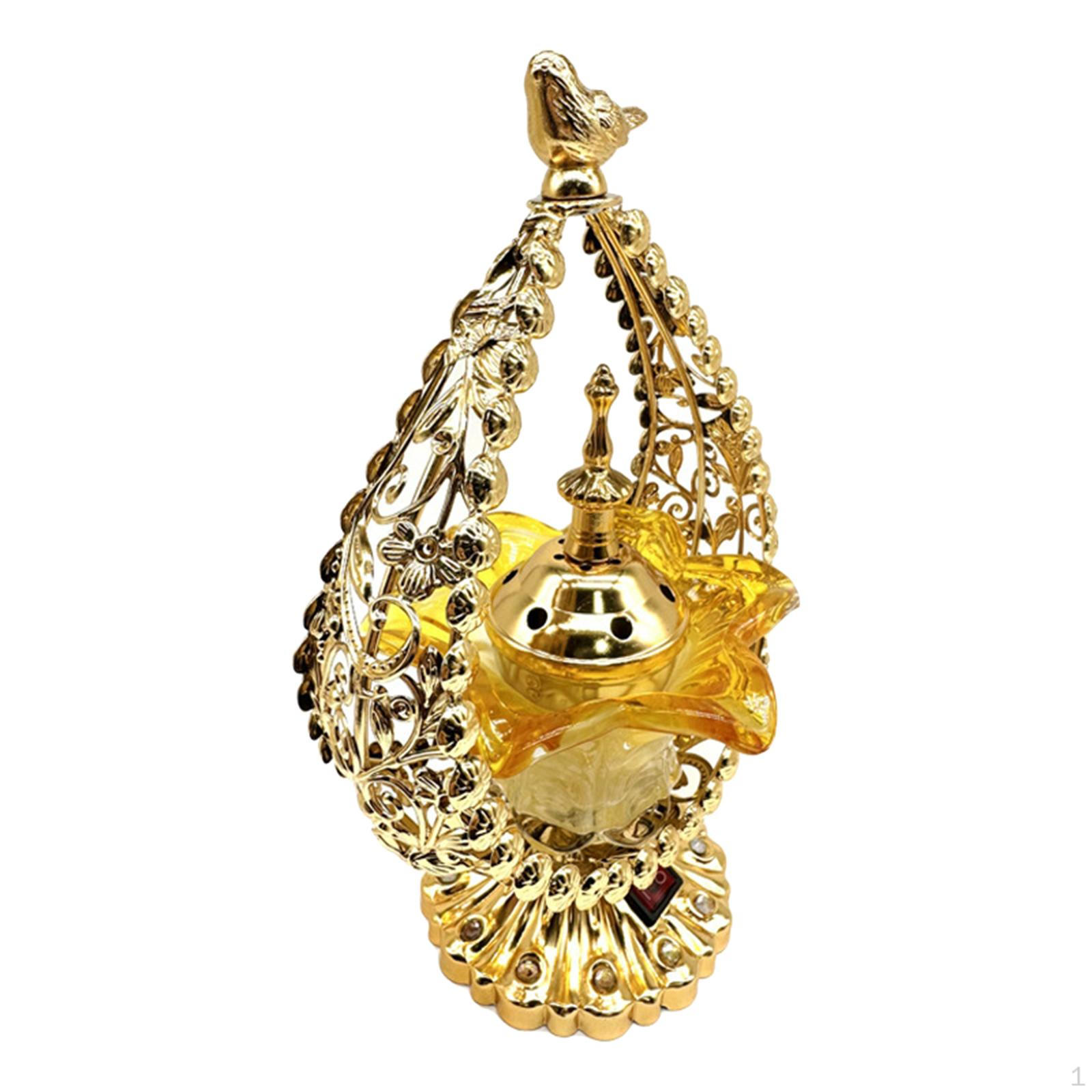 Electric Incense Burner Ornament Ash Catchers Golden for Bedroom SPA Office
Electric Incense Burner Ornament Ash Catchers Golden for Bedroom SPA Office