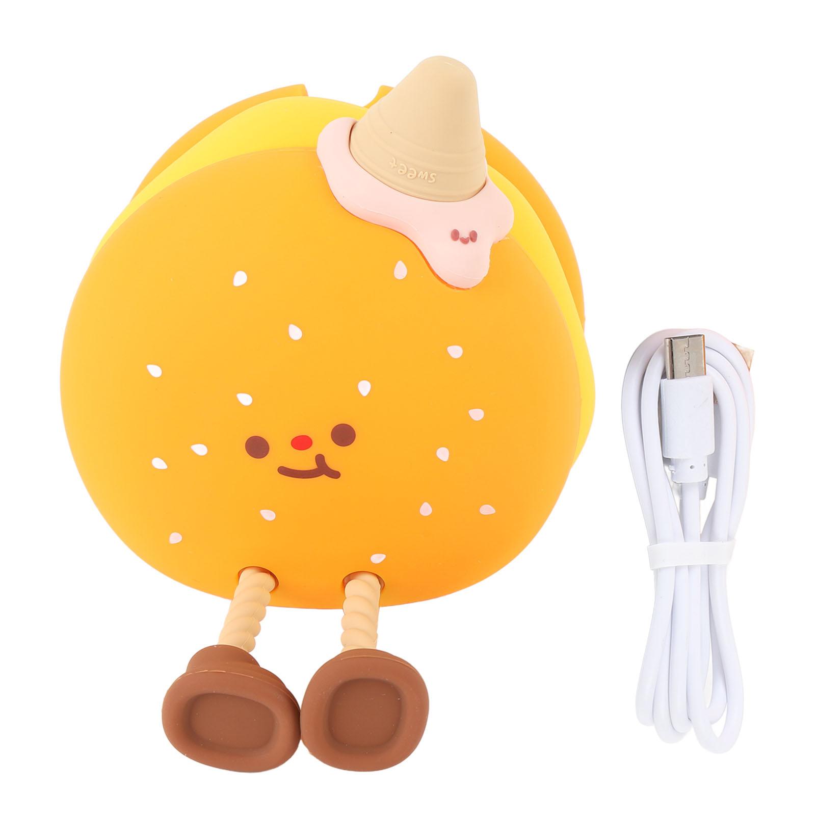 Hamburger Night Light Silicone Nursery Nightlight Cute Burger Dimmable Rechargeable Bedside Touch
Hamburger Night Light Silicone Nursery Nightlight Cute Burger Dimmable Rechargeable Bedside Touch