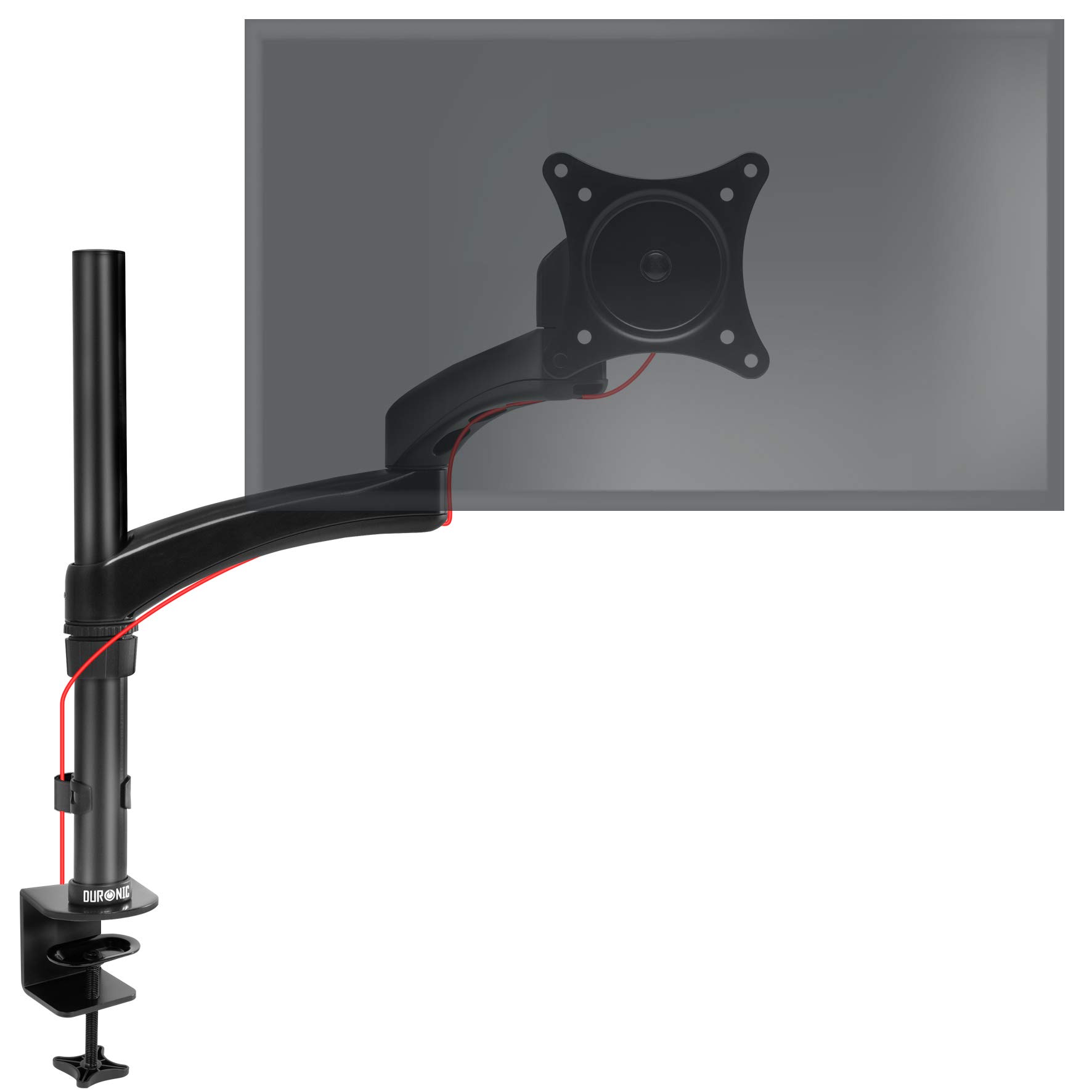 Duronic Настольный кронштейн для одного монитора DM451x3 Настольное крепление для одного ПК Черная сталь Регулируемая по высоте дюймовый Монитор VESA Вращение на 360 градусов Одноэкранный стол
Duronic Настольный кронштейн для одного монитора DM451x3 Настольное крепление для одного ПК Черная сталь Регулируемая по высоте дюймовый Монитор VESA Вращение на 360 градусов Одноэкранный стол