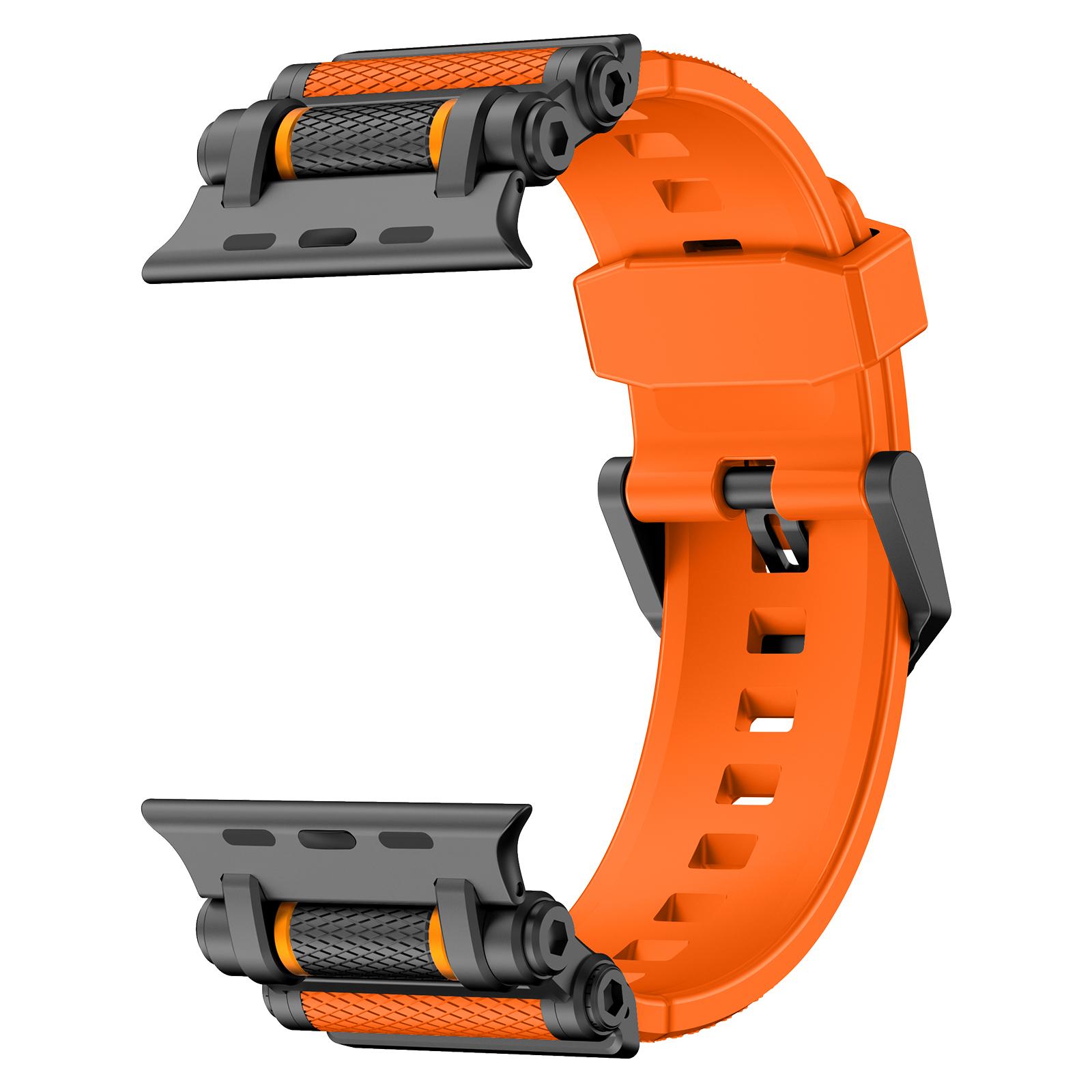 Ремінець для Apple Watch 10 Ultra 9 8 7 SE (2023) SE (2022) SE 6 5 4 3 2 1 46мм 49мм 45мм 44мм 42мм Ремінець Gear Силіконовий Titanium+Orange
Ремінець для Apple Watch 10 Ultra 9 8 7 SE (2023) SE (2022) SE 6 5 4 3 2 1 46мм 49мм 45мм 44мм 42мм Ремінець Gear Силіконовий Titanium+Orange