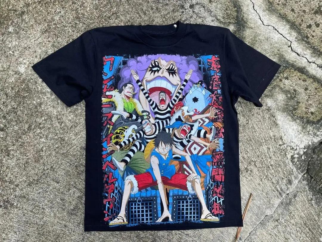 Summer2026One Piece The Big Prison Under The Sea High Burning Group Photo Theme100 Cotton Printed Tshirt for Boys and Girls S
Summer2026One Piece The Big Prison Under The Sea High Burning Group Photo Theme100 Cotton Printed Tshirt for Boys and Girls S