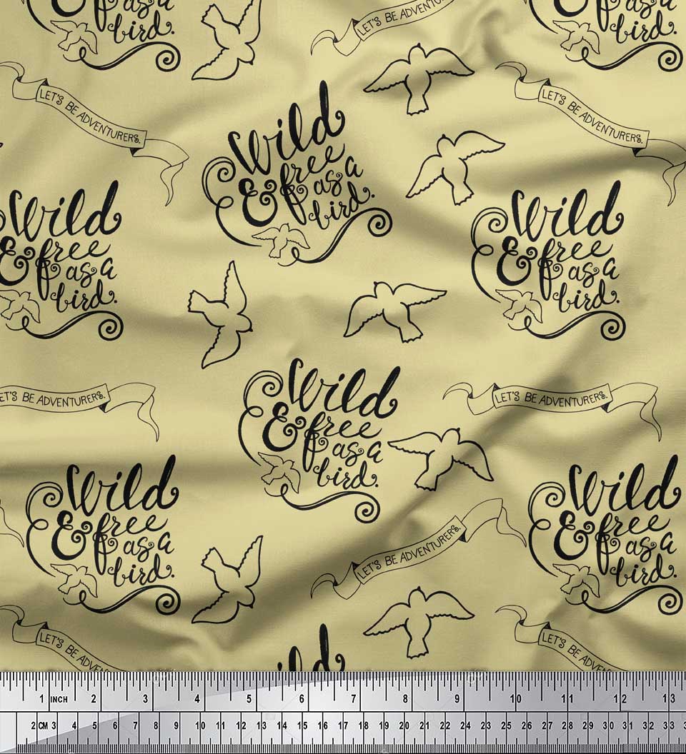 Soimoi Beige Japan Crepe Satin Ткань с текстом и племенным принтом с изображением птиц на метр 42 дюйма 42 Inch Wide - Cotton Voile бежевый
Soimoi Beige Japan Crepe Satin Ткань с текстом и племенным принтом с изображением птиц на метр 42 дюйма 42 Inch Wide - Cotton Voile бежевый