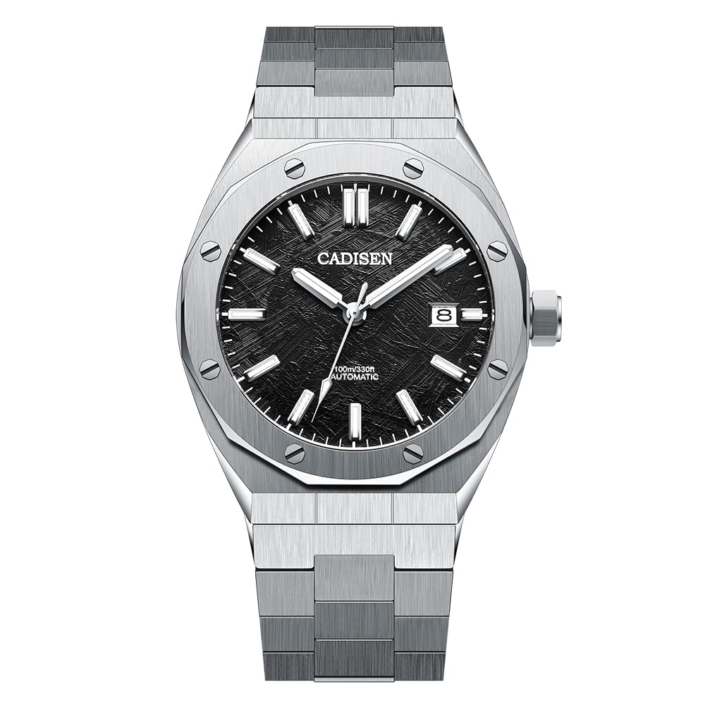 CADISEN Men s Watch, Automatic, Made in Japan, MIYOTA8215 Movement, Royal Oak, German Designer, Retro Style, Divers, 10 ATM Water Resistant,
CADISEN Men s Watch, Automatic, Made in Japan, MIYOTA8215 Movement, Royal Oak, German Designer, Retro Style, Divers, 10 ATM Water Resistant,