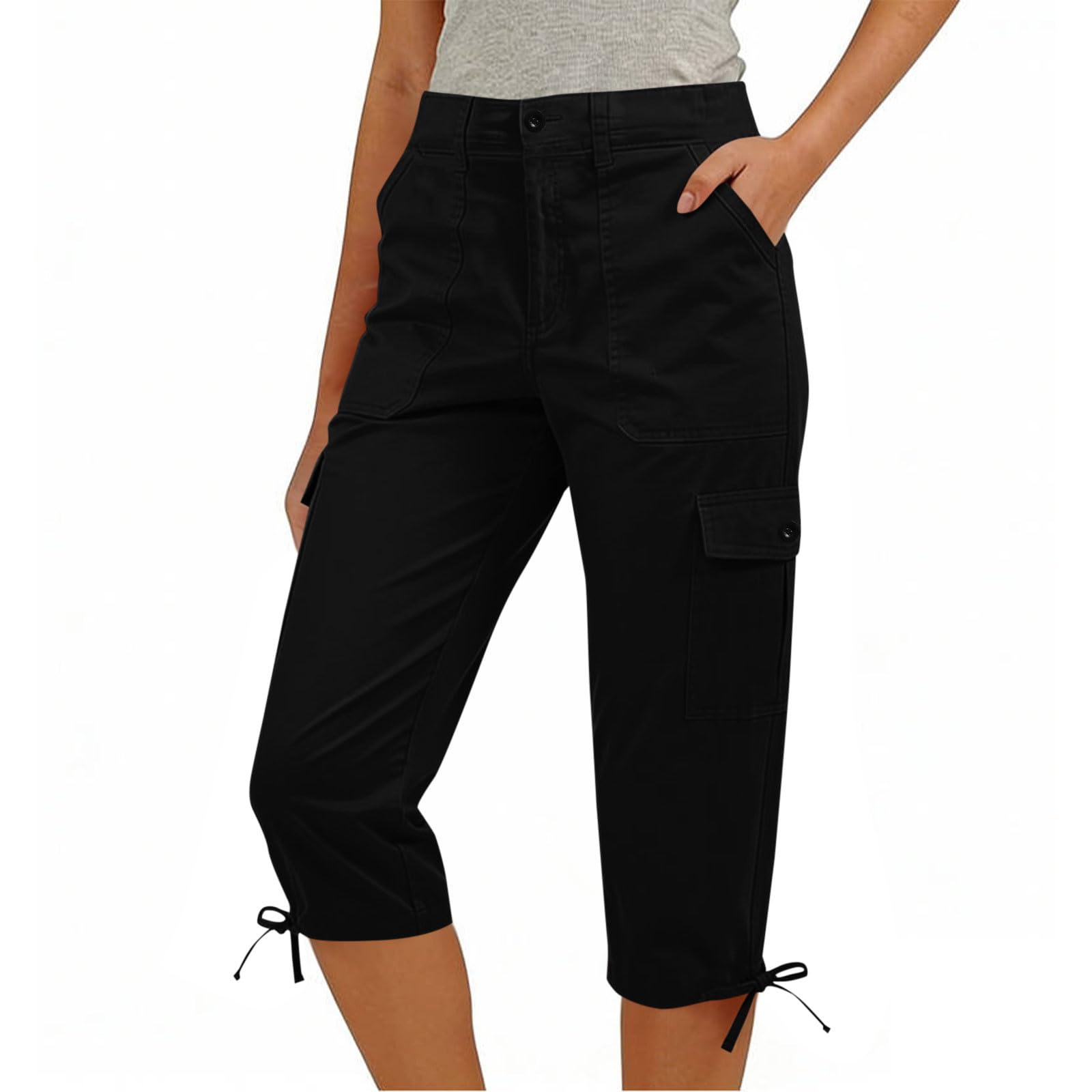 Women s Casual Loose High-Waisted Drawstring Seven-Inch Pants L чорний
Women s Casual Loose High-Waisted Drawstring Seven-Inch Pants L чорний