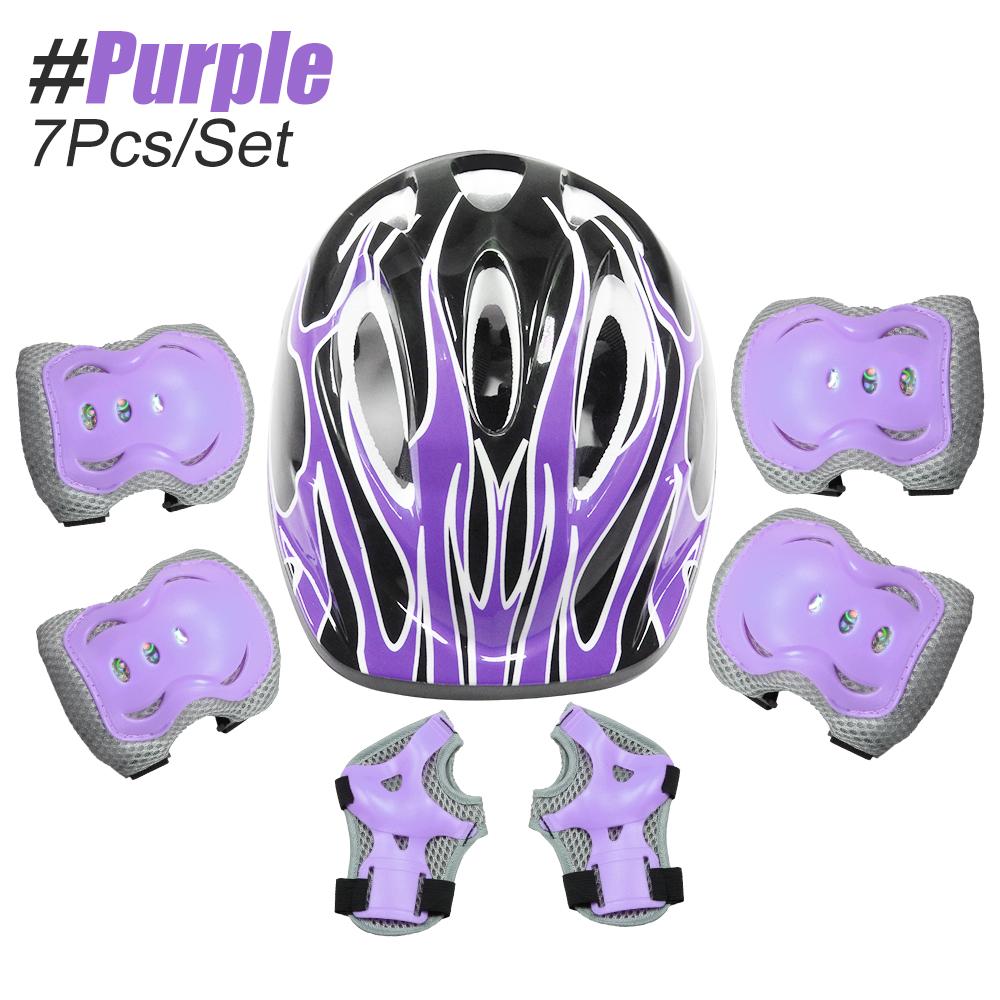 7Pcs/Set Kids Ages 3-10 with Wrist Guard and Knee Pads Elbow Pads Adjustable Protective Gear for Toddler Skating Cycling Scooter фіолетовий
7Pcs/Set Kids Ages 3-10 with Wrist Guard and Knee Pads Elbow Pads Adjustable Protective Gear for Toddler Skating Cycling Scooter фіолетовий