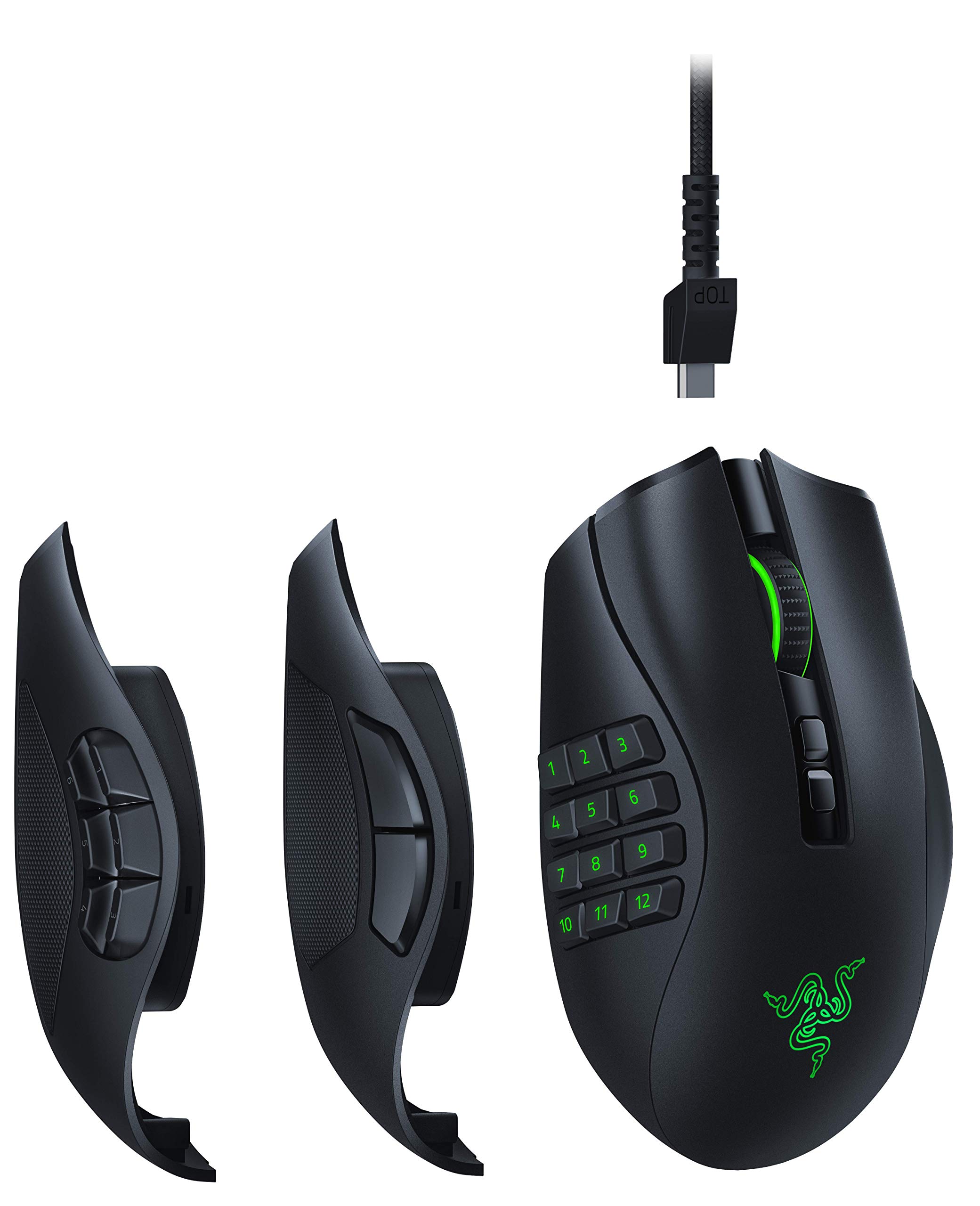 Razer Naga Pro Wireless Gaming До 20 бічних кнопок можна замінити високошвидкісним 20000 DPI Focus Chroma Lighting від японської авторизованої миші,
Razer Naga Pro Wireless Gaming До 20 бічних кнопок можна замінити високошвидкісним 20000 DPI Focus Chroma Lighting від японської авторизованої миші,
