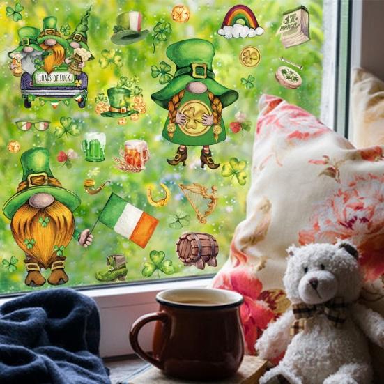 9Pcs/Set Window Sticker Self-adhesive PVC Window Glass Decal Saint Patricks Day Decoration
9Pcs/Set Window Sticker Self-adhesive PVC Window Glass Decal Saint Patricks Day Decoration