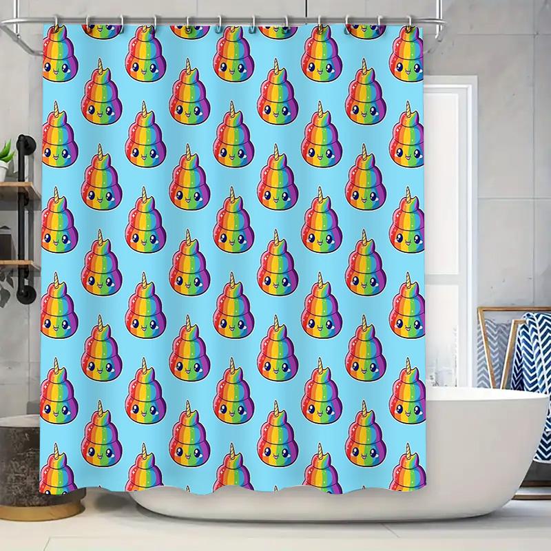 Colorful Rainbow Cloud Shower Curtain Cute Cartoon Bathroom Decor Waterproof Fabric Panel Set 90x180cm
Colorful Rainbow Cloud Shower Curtain Cute Cartoon Bathroom Decor Waterproof Fabric Panel Set 90x180cm