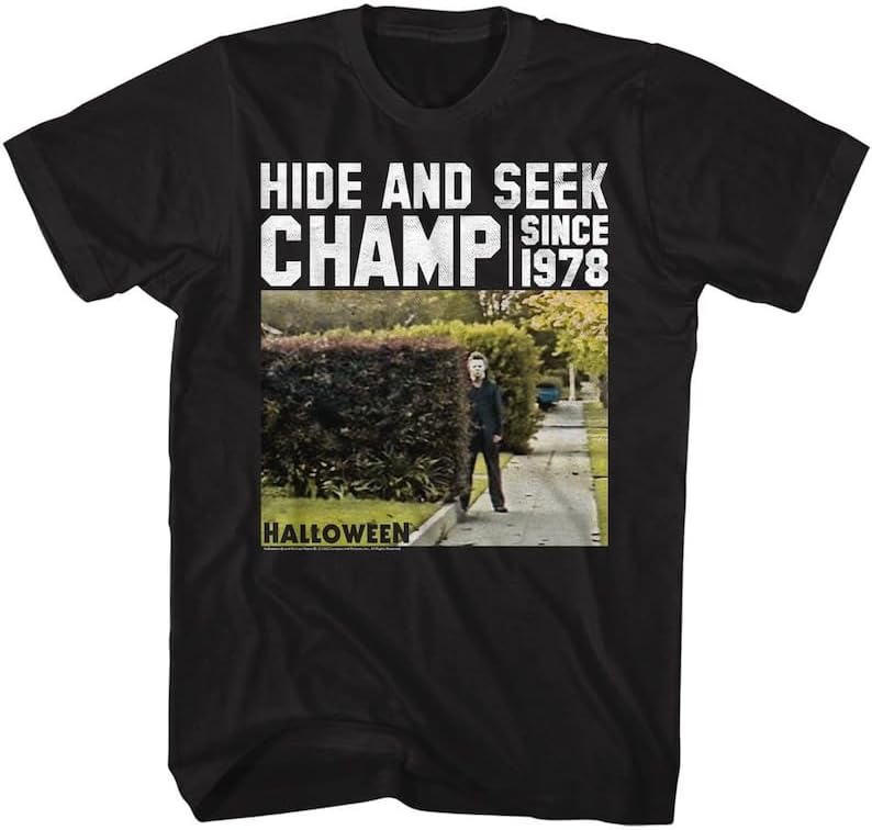 Halloween Hide and Seek Bushes Graphic T-Shirt, Black Short Sleeve Cotton Unisex Tee 5XL різнокольоровий
Halloween Hide and Seek Bushes Graphic T-Shirt, Black Short Sleeve Cotton Unisex Tee 5XL різнокольоровий