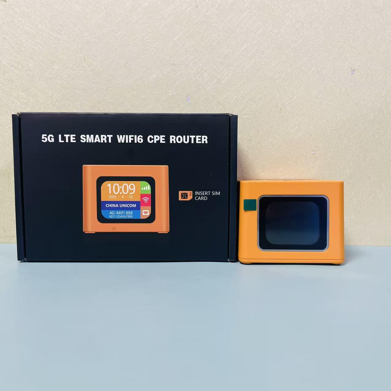 Мобільний WiFi 6 роутер Hotspot 4G CPE для Європи, Азії та Африки Size 1 помаранчевий
Мобільний WiFi 6 роутер Hotspot 4G CPE для Європи, Азії та Африки Size 1 помаранчевий