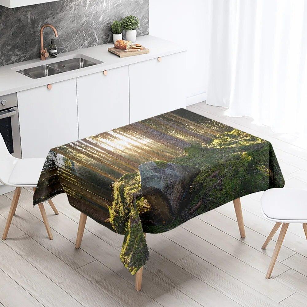 Прямоугольная скатерть с принтом лесных деревьев, уличная пятностойкая водостойкая кухонный стол для кемпинга, домашний декор 40x70cm
Прямоугольная скатерть с принтом лесных деревьев, уличная пятностойкая водостойкая кухонный стол для кемпинга, домашний декор 40x70cm