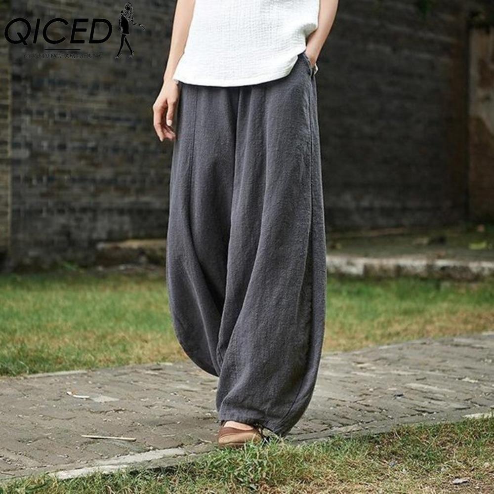 QICED Женские модные повседневные брюки и капри с принтом однотонного цвета M серый
QICED Женские модные повседневные брюки и капри с принтом однотонного цвета M серый