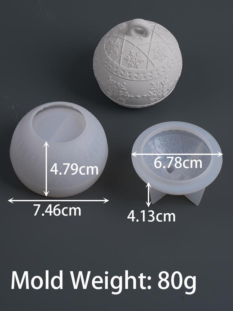 3D Relief Round Ball Candle Jar Silicone Mold DIY Christmas Ornaments Snows Berry Storage Box Crafts Making Plaster Resin Molds
3D Relief Round Ball Candle Jar Silicone Mold DIY Christmas Ornaments Snows Berry Storage Box Crafts Making Plaster Resin Molds