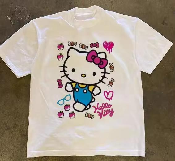 2026 HelloKitty Sanrio Printed Cotton TShirt Summer Cartoon Design Childrens Roundneck Fashion LooseFitting Casual Wear S
2026 HelloKitty Sanrio Printed Cotton TShirt Summer Cartoon Design Childrens Roundneck Fashion LooseFitting Casual Wear S