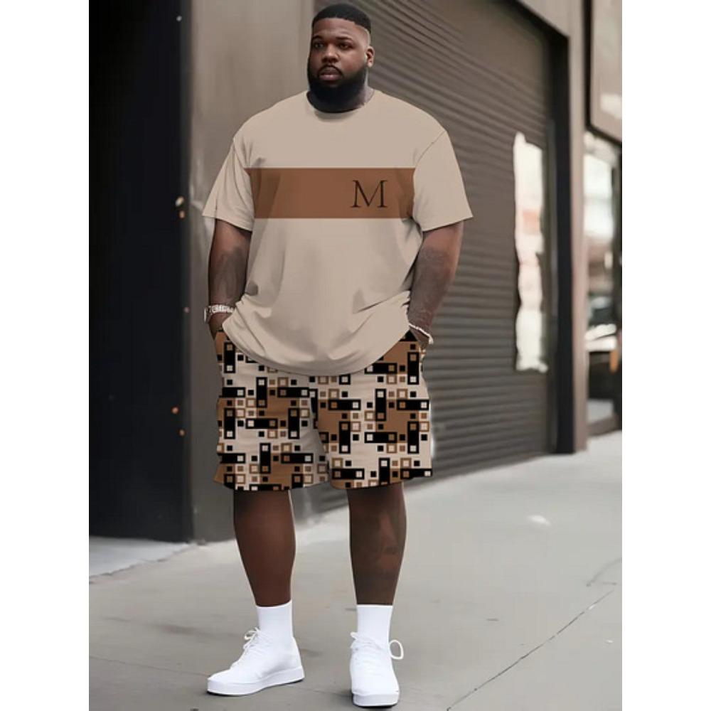 Men s Summer Comfortable Fashionable Colorful Pattern 3D Printed 2-piece Set Leisure Sports Style Loose Oversized Breathable Sports Wear S
Men s Summer Comfortable Fashionable Colorful Pattern 3D Printed 2-piece Set Leisure Sports Style Loose Oversized Breathable Sports Wear S