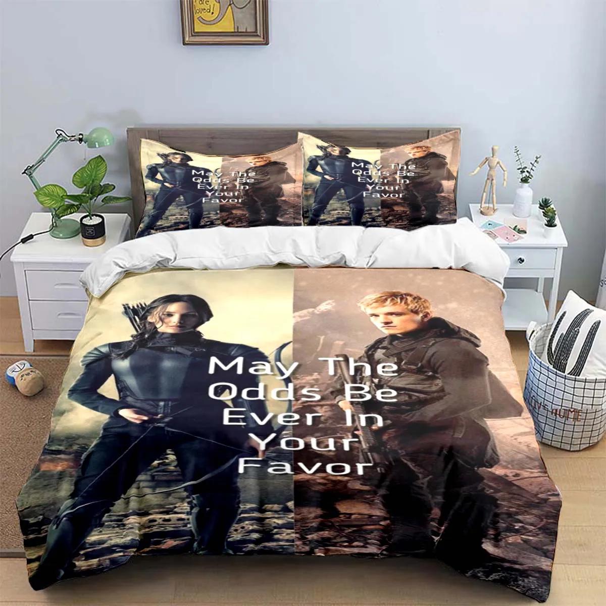 The Hunger Games Fashion Anime 3D Digital Printing Bedding Set Duvet Cover Comforter Bed Youth Kids Girl Boys Gift Home Textiles EU Single(135*200cm)3pcs
The Hunger Games Fashion Anime 3D Digital Printing Bedding Set Duvet Cover Comforter Bed Youth Kids Girl Boys Gift Home Textiles EU Single(135*200cm)3pcs