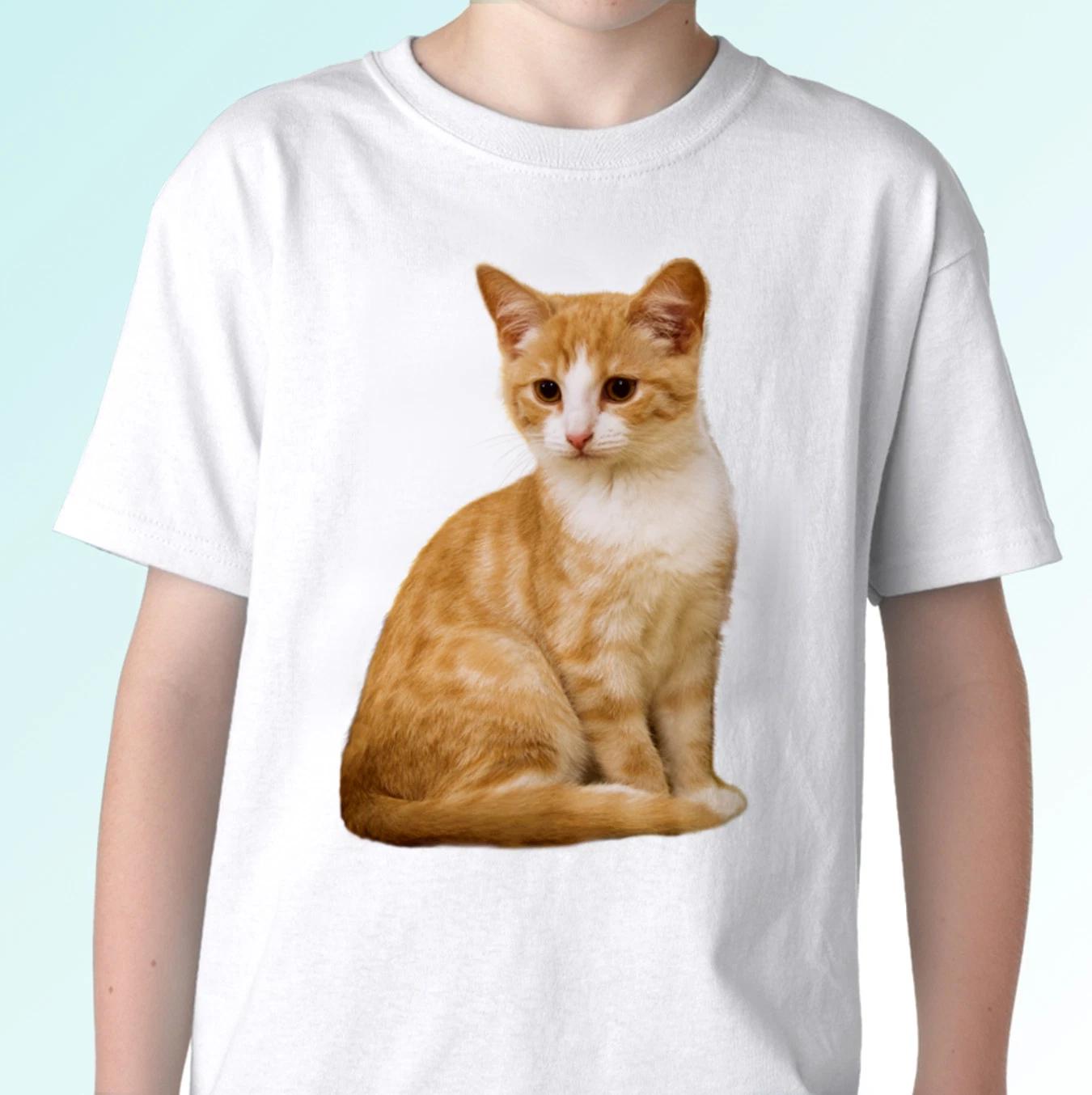 Yellow Cat white kids boys T-Shirt animal tee kitty top - s s kids baby sizes 120
Yellow Cat white kids boys T-Shirt animal tee kitty top - s s kids baby sizes 120