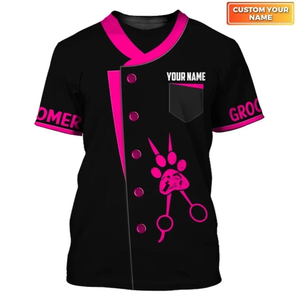 Pet Dog Beautician Role-playing Fun Printed men s T-shirt Casual Hip-hop Fashion Short Sleeved Round Neck Oversized Top S
Pet Dog Beautician Role-playing Fun Printed men s T-shirt Casual Hip-hop Fashion Short Sleeved Round Neck Oversized Top S