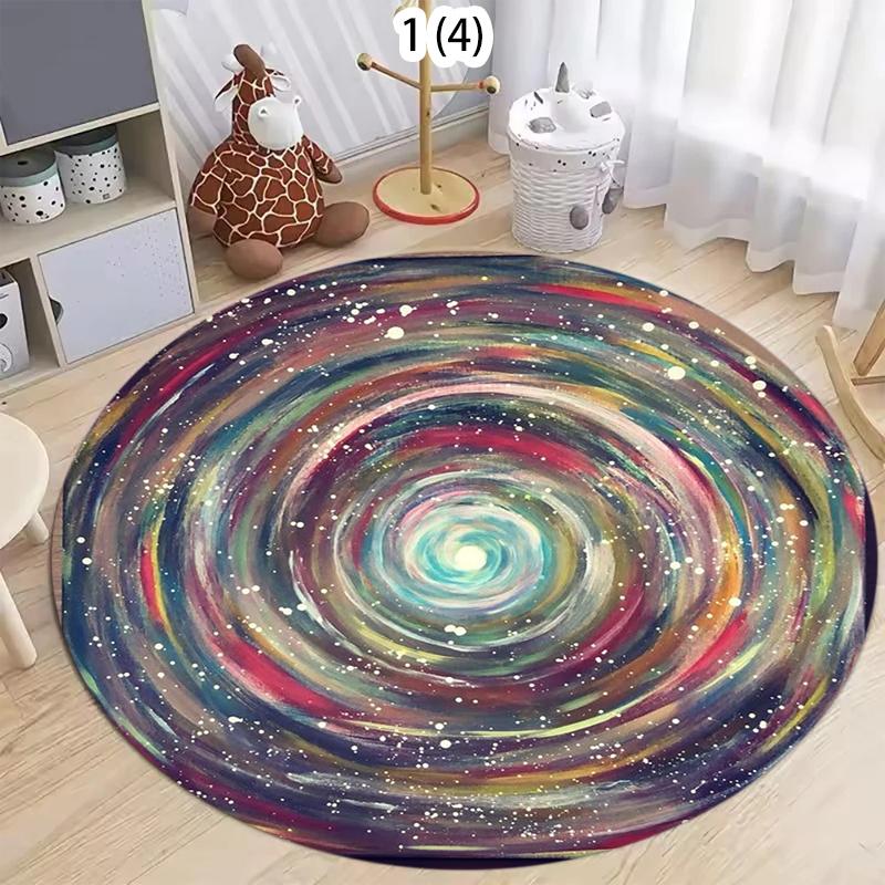 Chic Artistic Heart & Galaxy Round Area Rug Non-slip Decorative Carpet Warm Soft Floor Mat for Living Room Bedroom 80cm x 80cm
Chic Artistic Heart & Galaxy Round Area Rug Non-slip Decorative Carpet Warm Soft Floor Mat for Living Room Bedroom 80cm x 80cm