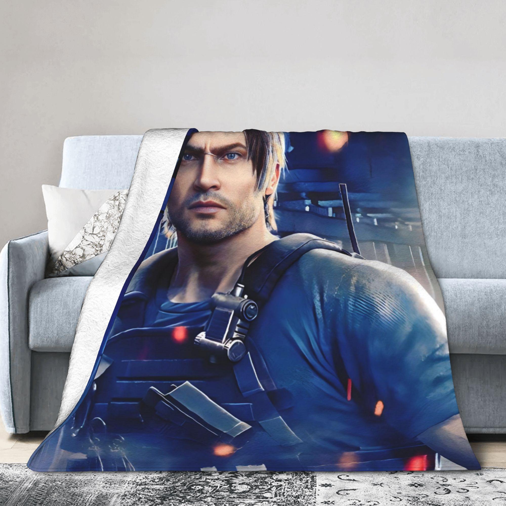 Leons Kennedy Residents Evils Warm Soft Blanket Students Plush Throw Blanket Pattern Couch Chair Flannel Bedspread Bed Cover 80x120cm
Leons Kennedy Residents Evils Warm Soft Blanket Students Plush Throw Blanket Pattern Couch Chair Flannel Bedspread Bed Cover 80x120cm