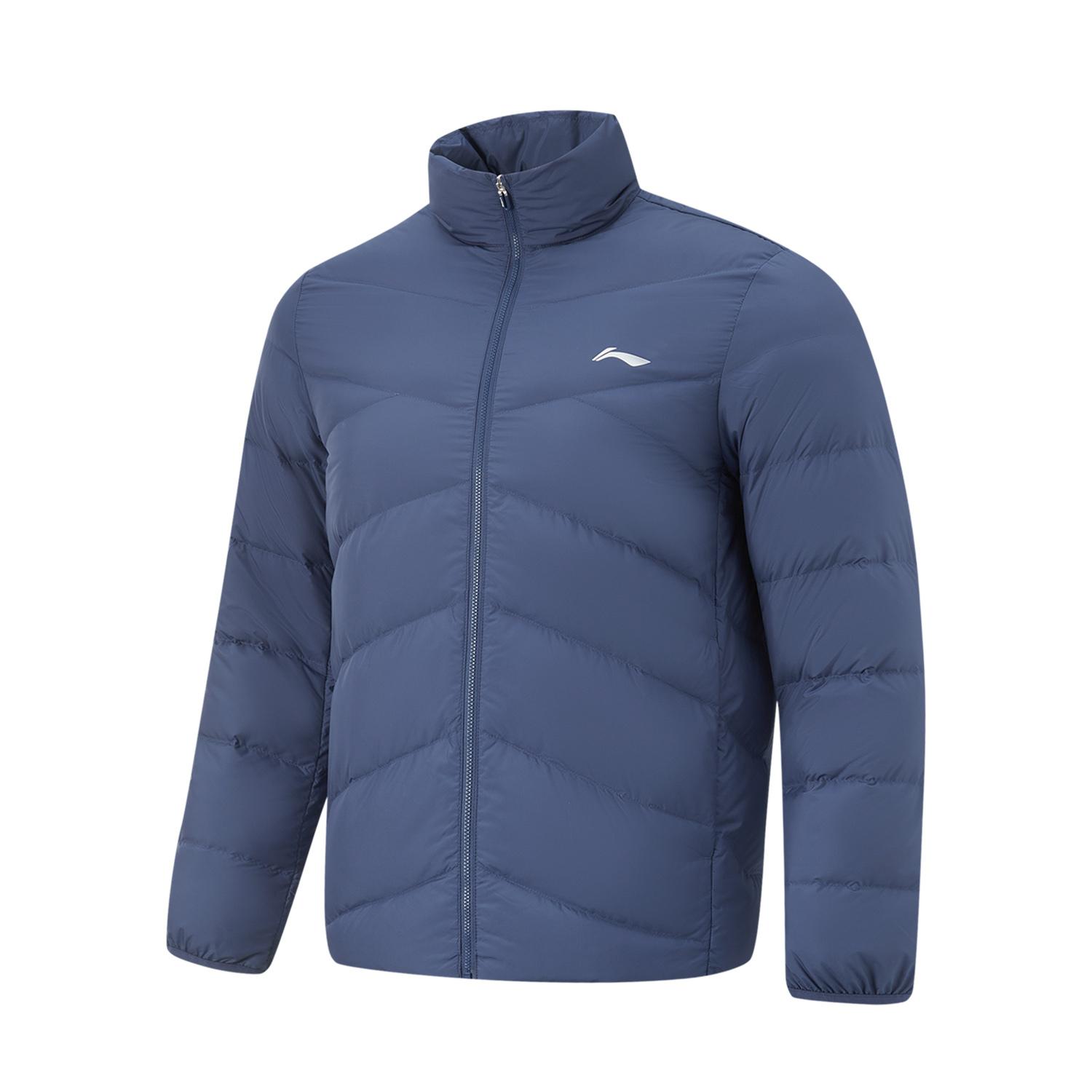 Li Ning Mens Fitness Series Stand Collar Zipper Logo Long Sleeve Down Jacket Men Jacket Deep-Navy AYMU563-10 XL
Li Ning Mens Fitness Series Stand Collar Zipper Logo Long Sleeve Down Jacket Men Jacket Deep-Navy AYMU563-10 XL