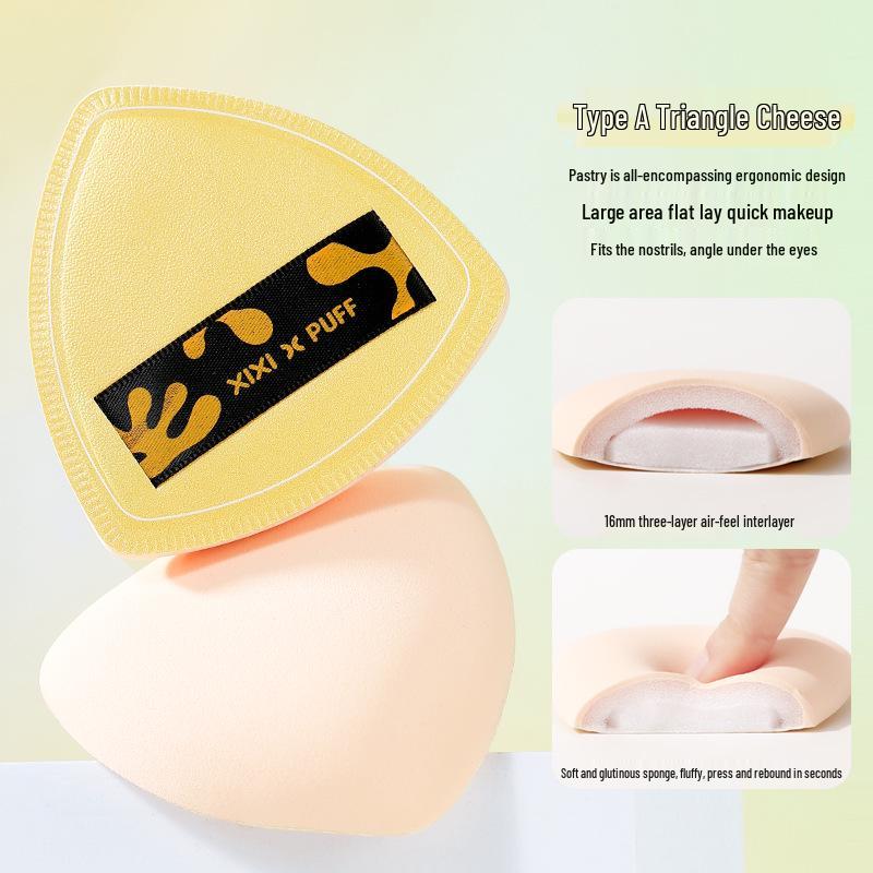 xixi Black Skin Cheese Soft Powder Puff Set (4-Pack) - Super Soft, Water Drop Shape, Ideal for Dry/Wet Use, Non-Absorbing Foundation.
xixi Black Skin Cheese Soft Powder Puff Set (4-Pack) - Super Soft, Water Drop Shape, Ideal for Dry/Wet Use, Non-Absorbing Foundation.