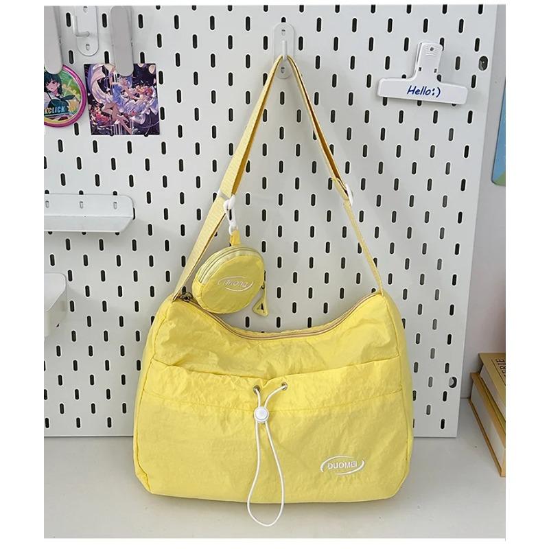 Japan Style Women Crossbody Bag New Casual Nyl Letter Composite Bag Simple Large Capacity Canvas Single Shoulder Tote Bag жовтий
Japan Style Women Crossbody Bag New Casual Nyl Letter Composite Bag Simple Large Capacity Canvas Single Shoulder Tote Bag жовтий