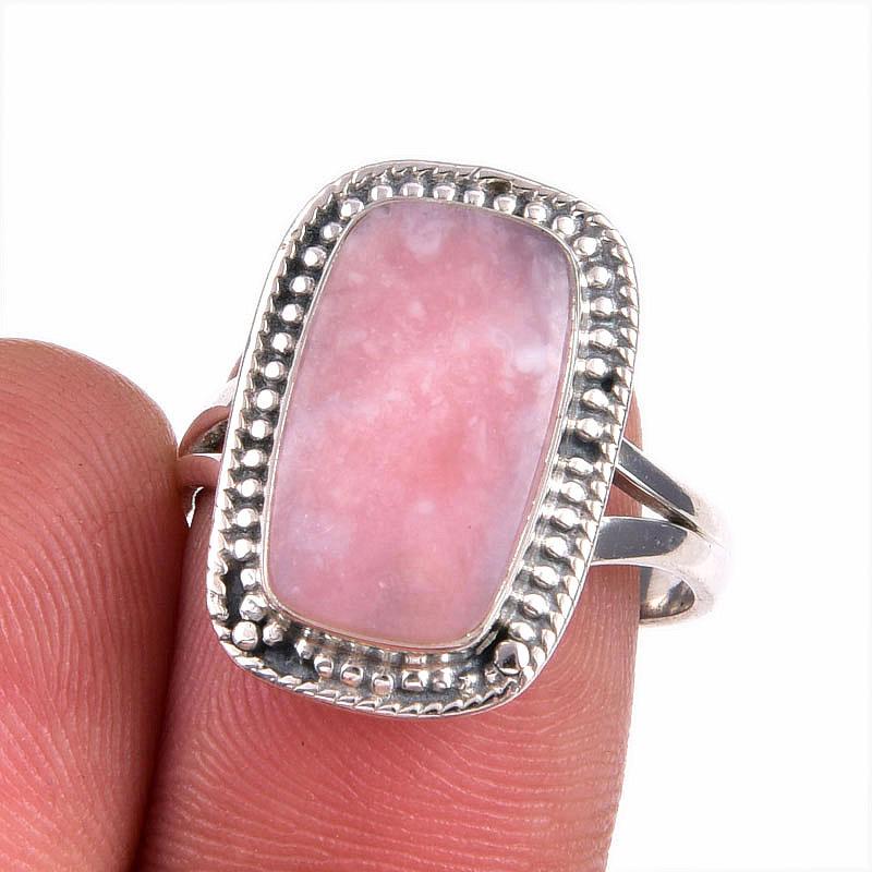 Natural Pink Opal Gemstone 925 Solid Sterling Silver Jewelry Ring Size 7.5 A5k18
Natural Pink Opal Gemstone 925 Solid Sterling Silver Jewelry Ring Size 7.5 A5k18
