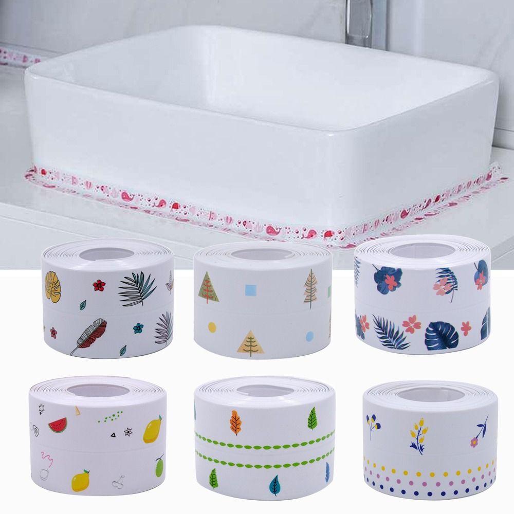 Seal Gap Sink Corner Tape Self Adhesive PVC Sealing Strip Fashion Tape Caulk Strip Bathroom Toilet 7
Seal Gap Sink Corner Tape Self Adhesive PVC Sealing Strip Fashion Tape Caulk Strip Bathroom Toilet 7