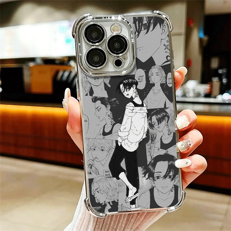 Мягкий чехол для телефона с аниме Tokyo Revengers для iPhone 15 16 17 Air 14 Pro Max 16E Plus 13 12 Mini, с покрытием, противоударный Fundas iPhone 17 Pro
Мягкий чехол для телефона с аниме Tokyo Revengers для iPhone 15 16 17 Air 14 Pro Max 16E Plus 13 12 Mini, с покрытием, противоударный Fundas iPhone 17 Pro