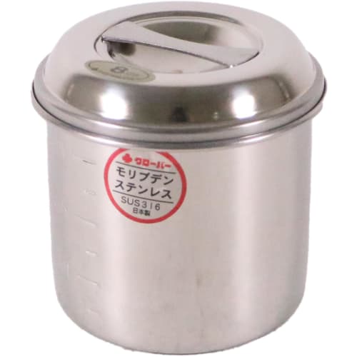 Oya Metal Oya Seisakusho Kitchen Pot with Measuring Cup, 8cm, Molybdenum Stainless Steel, Made in Japan, AKT13008
Oya Metal Oya Seisakusho Kitchen Pot with Measuring Cup, 8cm, Molybdenum Stainless Steel, Made in Japan, AKT13008