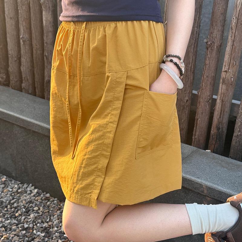 Overalls Culottes for Women Summer New Style Half-length Skirt Versatile Fashionable Design Shorts M жёлтый
Overalls Culottes for Women Summer New Style Half-length Skirt Versatile Fashionable Design Shorts M жёлтый
