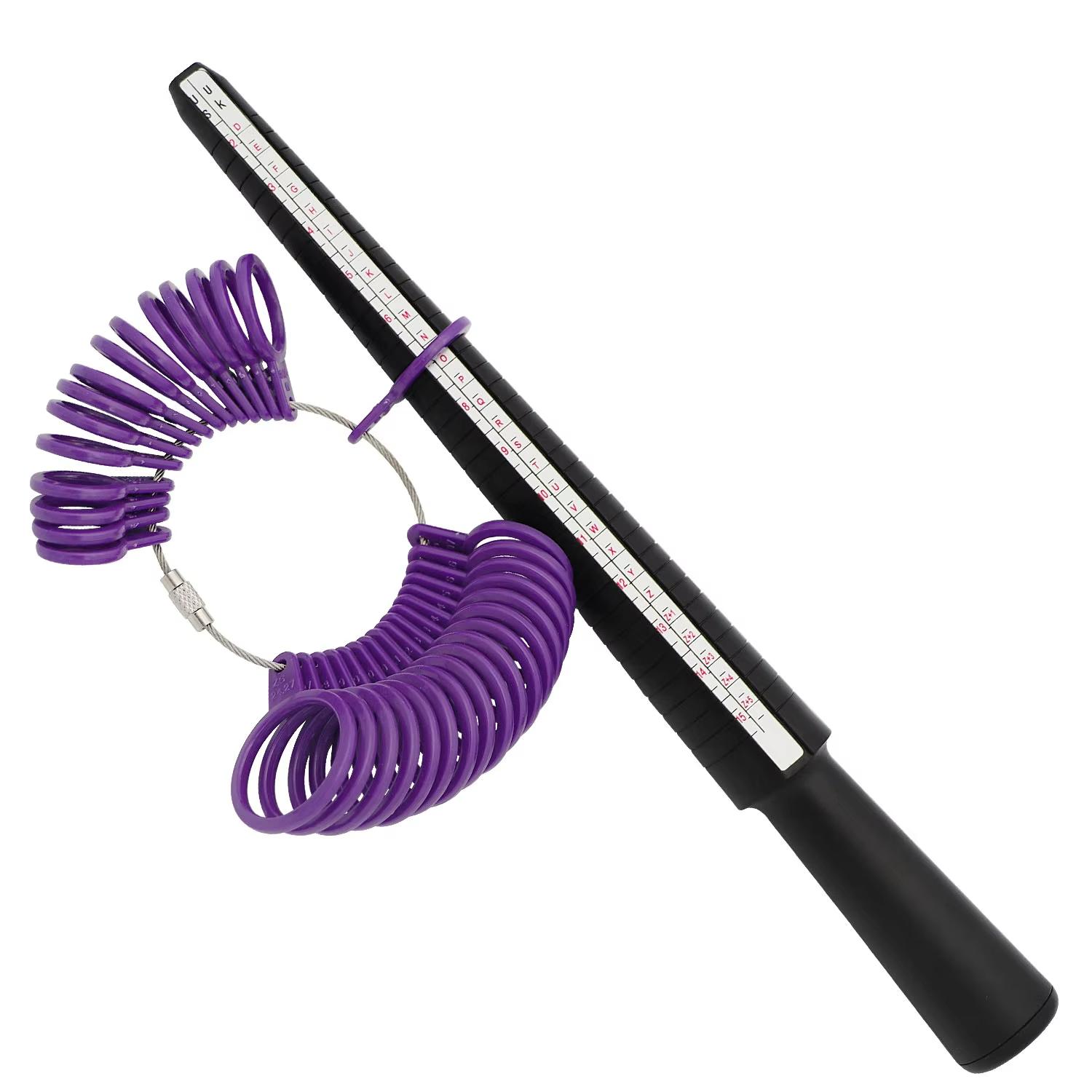 UK EU US Gauge Ring Sizer Set Finger Measurement Scales Kit Plastic Jewelry Tools for Measuring Ring Diameters
UK EU US Gauge Ring Sizer Set Finger Measurement Scales Kit Plastic Jewelry Tools for Measuring Ring Diameters