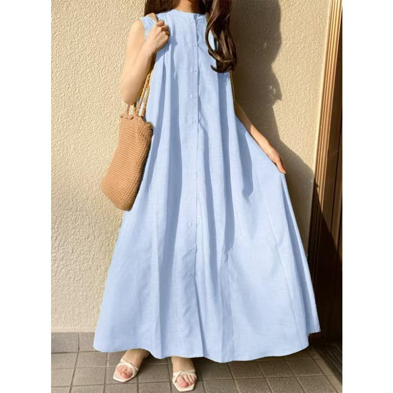 Корейский Шик Минимализм Лето Новое Темперамент Круглый Вырез Плиссированная Талия Тонкое Платье Жилет Без Рукавов Женское One Size светло-синий
Корейский Шик Минимализм Лето Новое Темперамент Круглый Вырез Плиссированная Талия Тонкое Платье Жилет Без Рукавов Женское One Size светло-синий