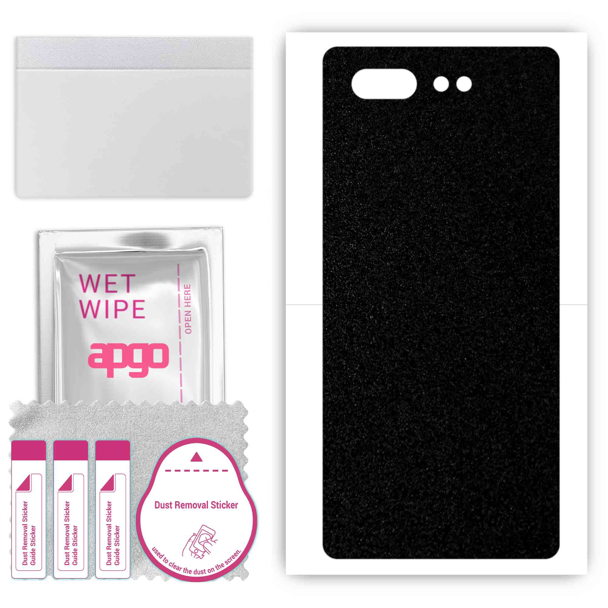 apgo Protective Skin Sticker for the back compatible with ZTE nubia X, Wrap Film, Foil, Vinyl - Pattern Matte Black
apgo Protective Skin Sticker for the back compatible with ZTE nubia X, Wrap Film, Foil, Vinyl - Pattern Matte Black