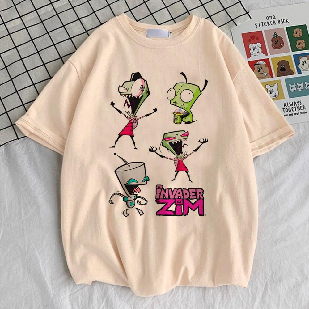 Invader Zim tshirt female Grunge kawaii Pop Culture Punk Women Vintage top tees 80s streetwear Colorful Digital Gothic Pastel S
Invader Zim tshirt female Grunge kawaii Pop Culture Punk Women Vintage top tees 80s streetwear Colorful Digital Gothic Pastel S
