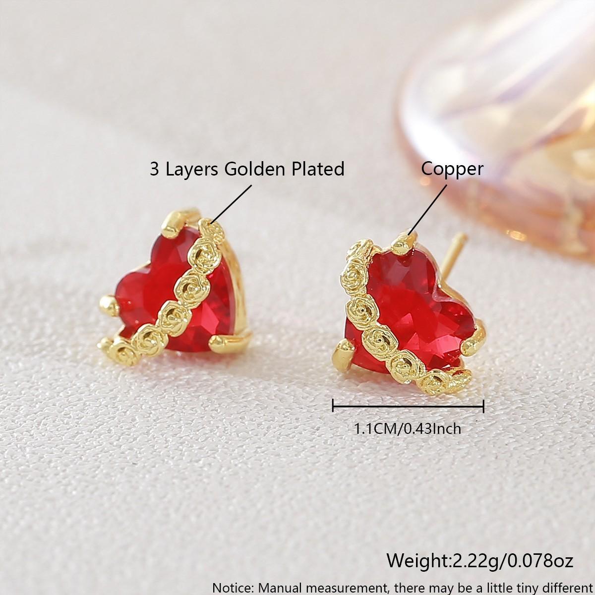 Heart-shaped, Sacred Heart, Thorn-shaped Stud Earrings - High-end, Niche-style Earrings ET06-4
Heart-shaped, Sacred Heart, Thorn-shaped Stud Earrings - High-end, Niche-style Earrings ET06-4