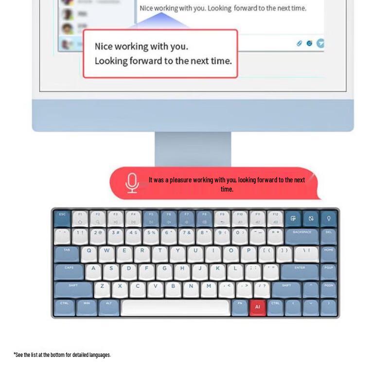 iFlytek D1 Wireless AI Mechanical Keyboard
iFlytek D1 Wireless AI Mechanical Keyboard