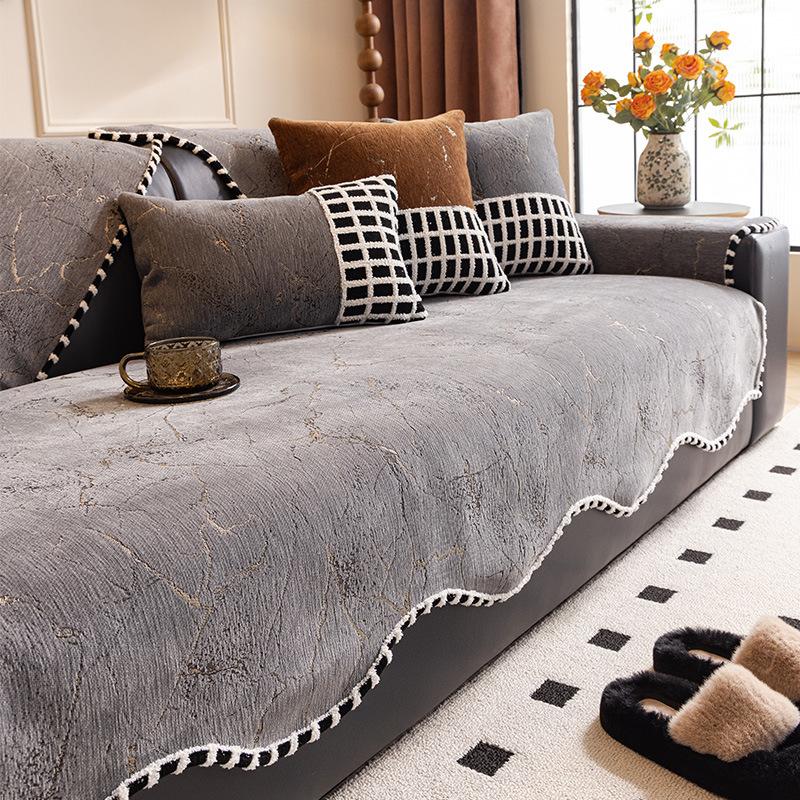 Новая французская подушка для дивана, Четыре сезона, Высококачественная нескользящая подушка специальной формы, Подушка для сиденья прямого дивана, Чехол для дивана 70*70cm