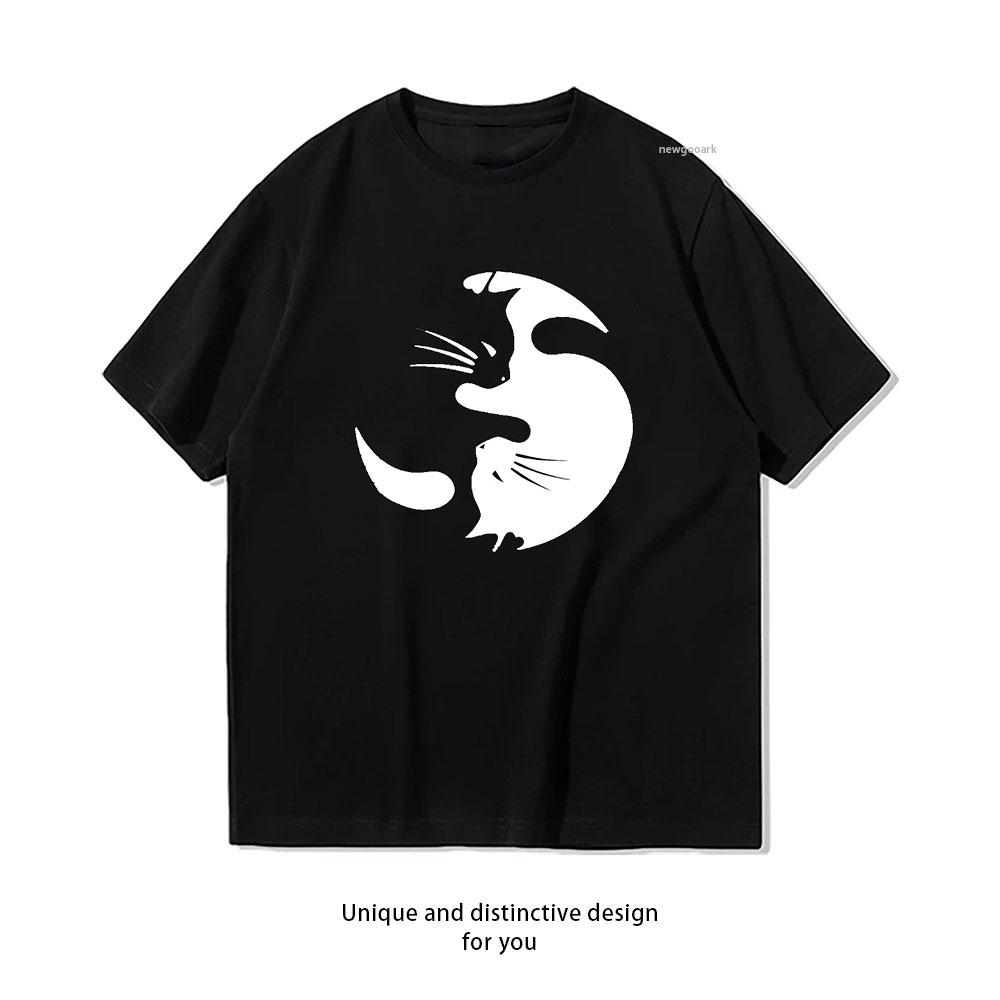 Yin Yang Cat I Love Cats Gift for Cat Lover Yoga Cat Classic TShirt Women Unisex Casual cotton printed t shirts Creative tops 4XL
Yin Yang Cat I Love Cats Gift for Cat Lover Yoga Cat Classic TShirt Women Unisex Casual cotton printed t shirts Creative tops 4XL
