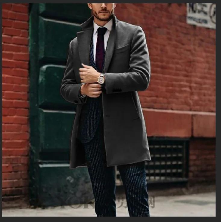 Men s Coat British Mid-Length Men Long-Sleeve Woolen Coat Casual Business Man Windbreak Woolen Coats Outwear XXXL чорний
Men s Coat British Mid-Length Men Long-Sleeve Woolen Coat Casual Business Man Windbreak Woolen Coats Outwear XXXL чорний