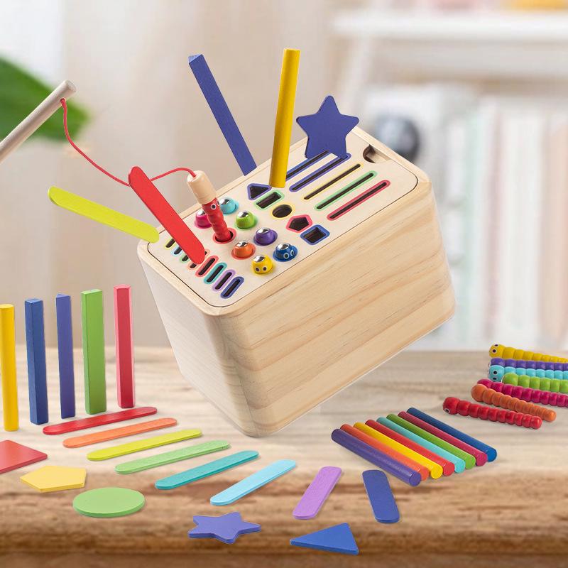 Montessori Cross-border Educational Wooden Sorting Box: Multi-functional Toy with Sticks, Shapes, and Color Coins for Early Childhood Learning
Montessori Cross-border Educational Wooden Sorting Box: Multi-functional Toy with Sticks, Shapes, and Color Coins for Early Childhood Learning