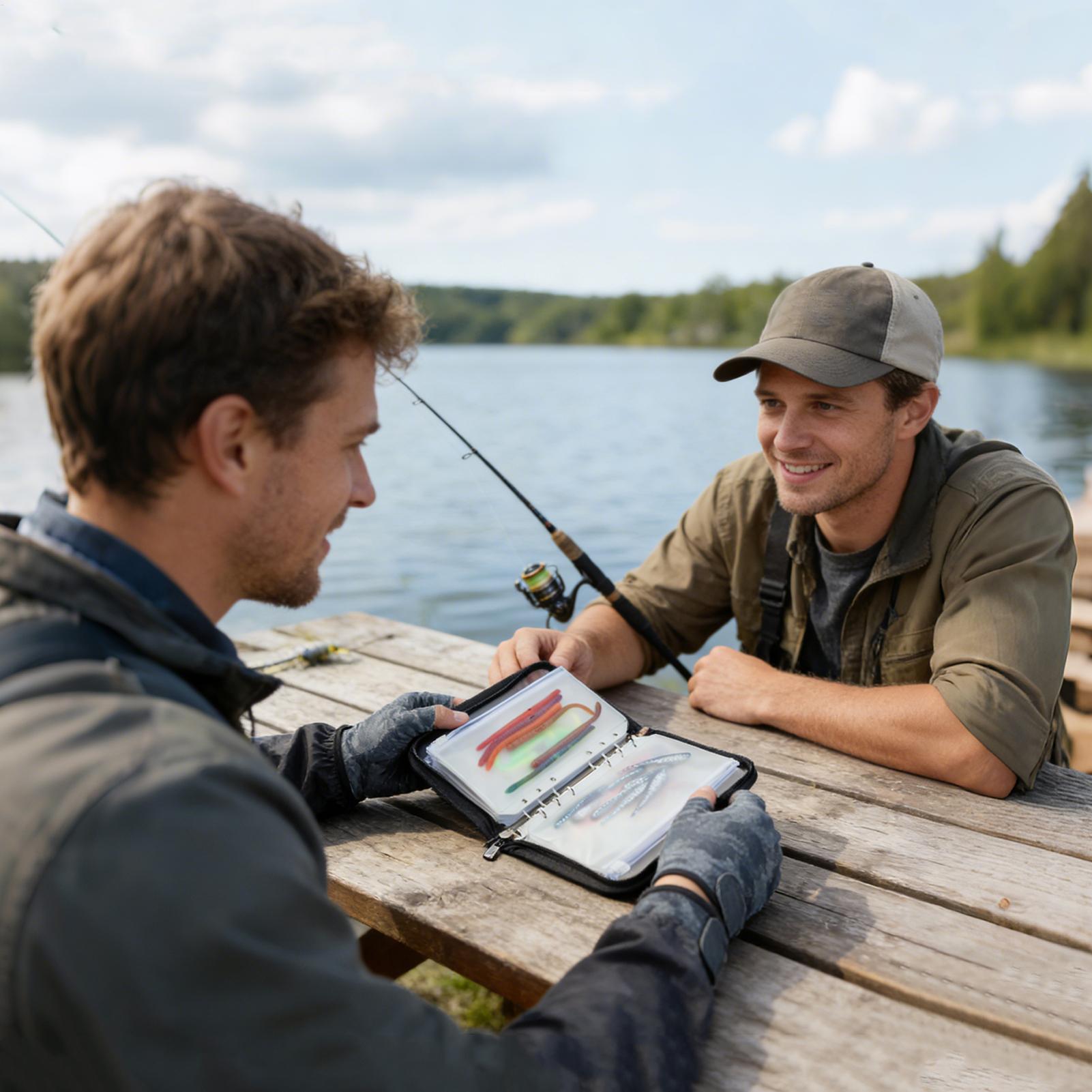 Bait Bag 10-Page Ring-Binder Pvc Clear Lure Protector Fishing Bait Cover For Freshwater Saltwater Lake River Pond Beach Shore China Mainland
Bait Bag 10-Page Ring-Binder Pvc Clear Lure Protector Fishing Bait Cover For Freshwater Saltwater Lake River Pond Beach Shore China Mainland